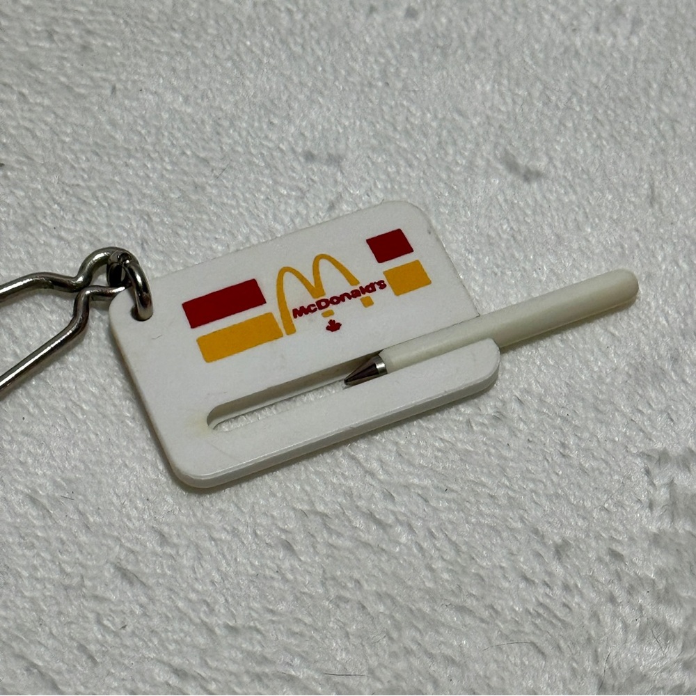 Very RARE Vintage McDonaldβs Keychain with Stylus Touch Pen